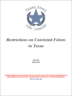 cover image of Restrictions After a Felony Conviction